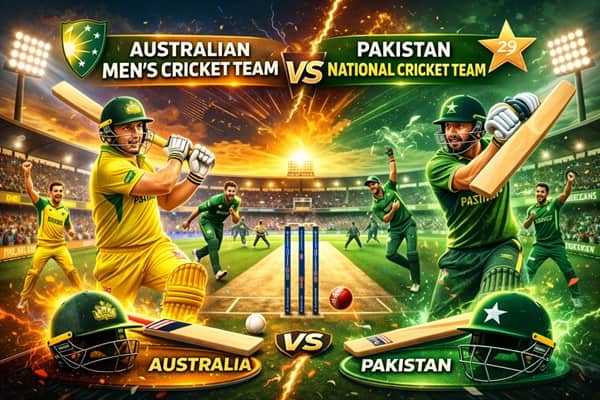 Australian Men’s Cricket Team vs Pakistan National Cricket Team Timeline